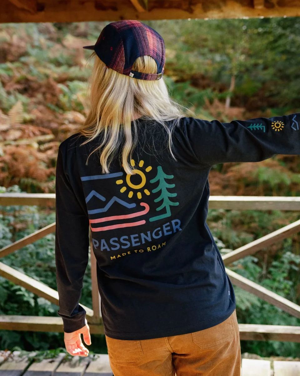 T-Shirt Manches Longues Recyclé Phoenix - Noir