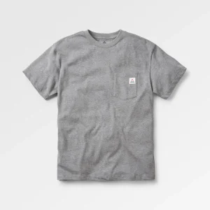 T-shirt Recyclé Décontracté Heritage - Gris Foncé Chiné