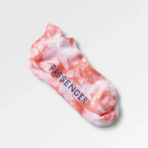 Chaussettes de Sport Bio - Tie Dye Coquille Rose
