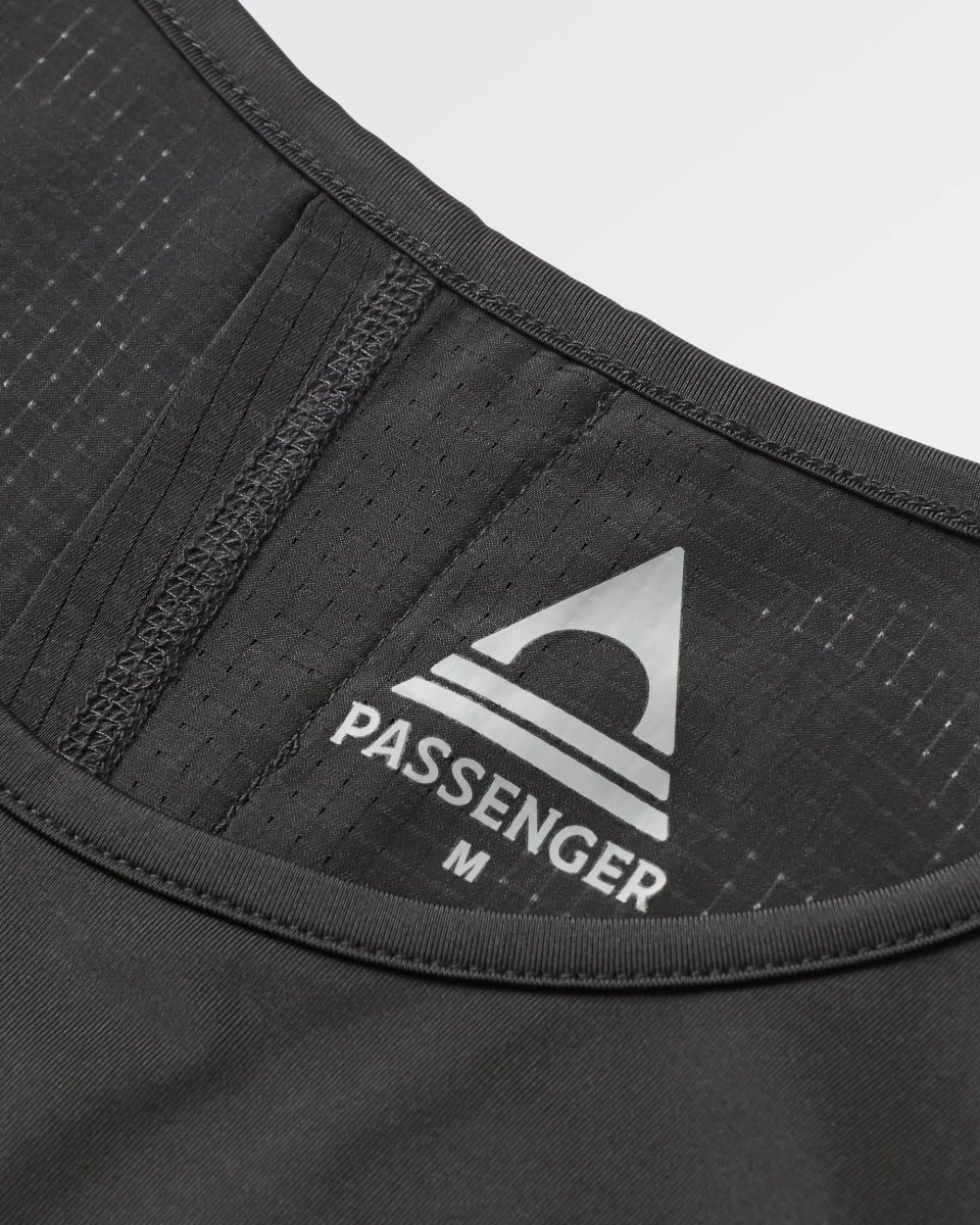 T-shirt Actif Recyclé avec Lien au Dos Chakra - Noir – Image 7