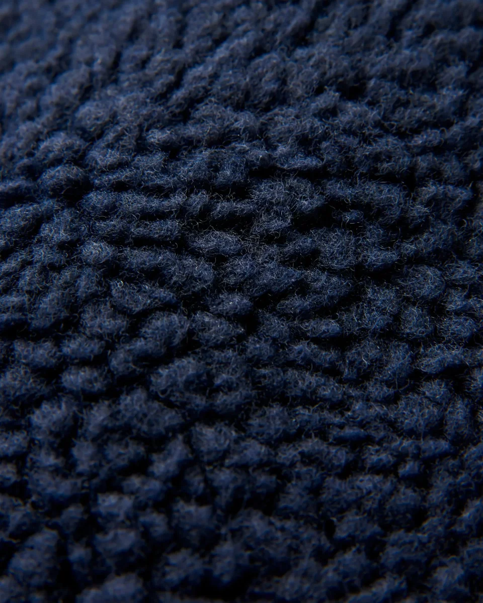 Polaire en Sherpa Doublée de Coton Recyclé Clover - Bleu Marine Foncé – Image 9