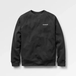 Sweat-shirt bio pour homme Roamer - Noir