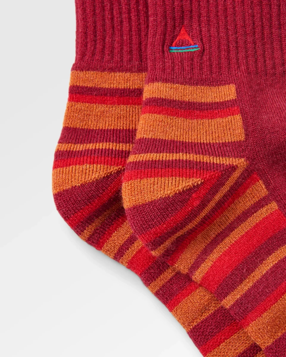Chaussettes Actives Tahoma - Rouge Ocre – Image 3