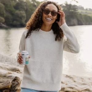 zJF4shKRdSa7DMKMn-cxsEaH6ptDmQVnQpnlENobQwg.jpgv1755533916 Pull Recyclé Tricoté Cove - Blanc Cassé