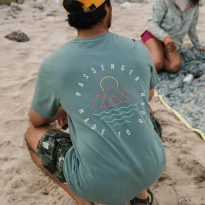 T-shirt en Coton Recyclé Escapism - Vert Fôret