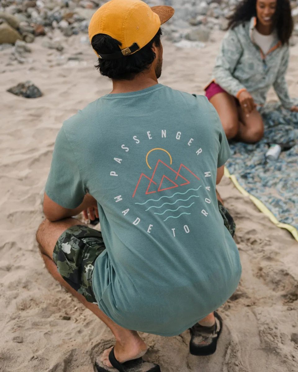 T-shirt en Coton Recyclé Escapism - Vert Fôret