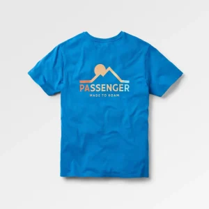 T-shirt en coton recyclé MTR - Doux Cobalt