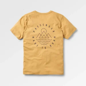 T-shirt en Coton Recyclé Escapism - Moutarde